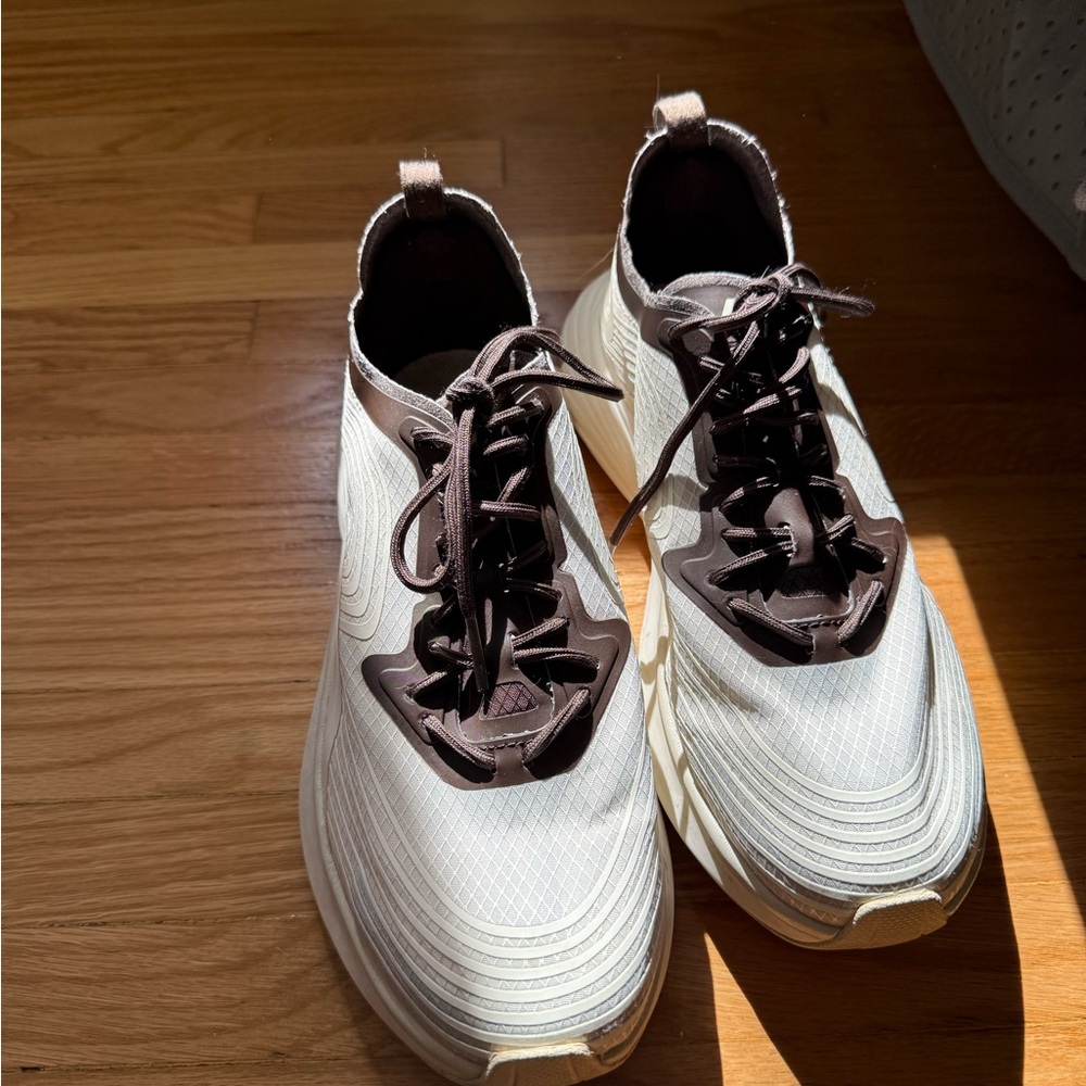 APL White and Brown Sneakers